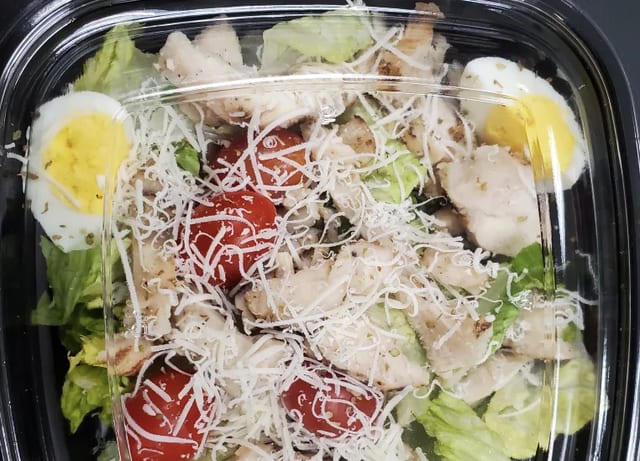 Chicken Caesar Salad.